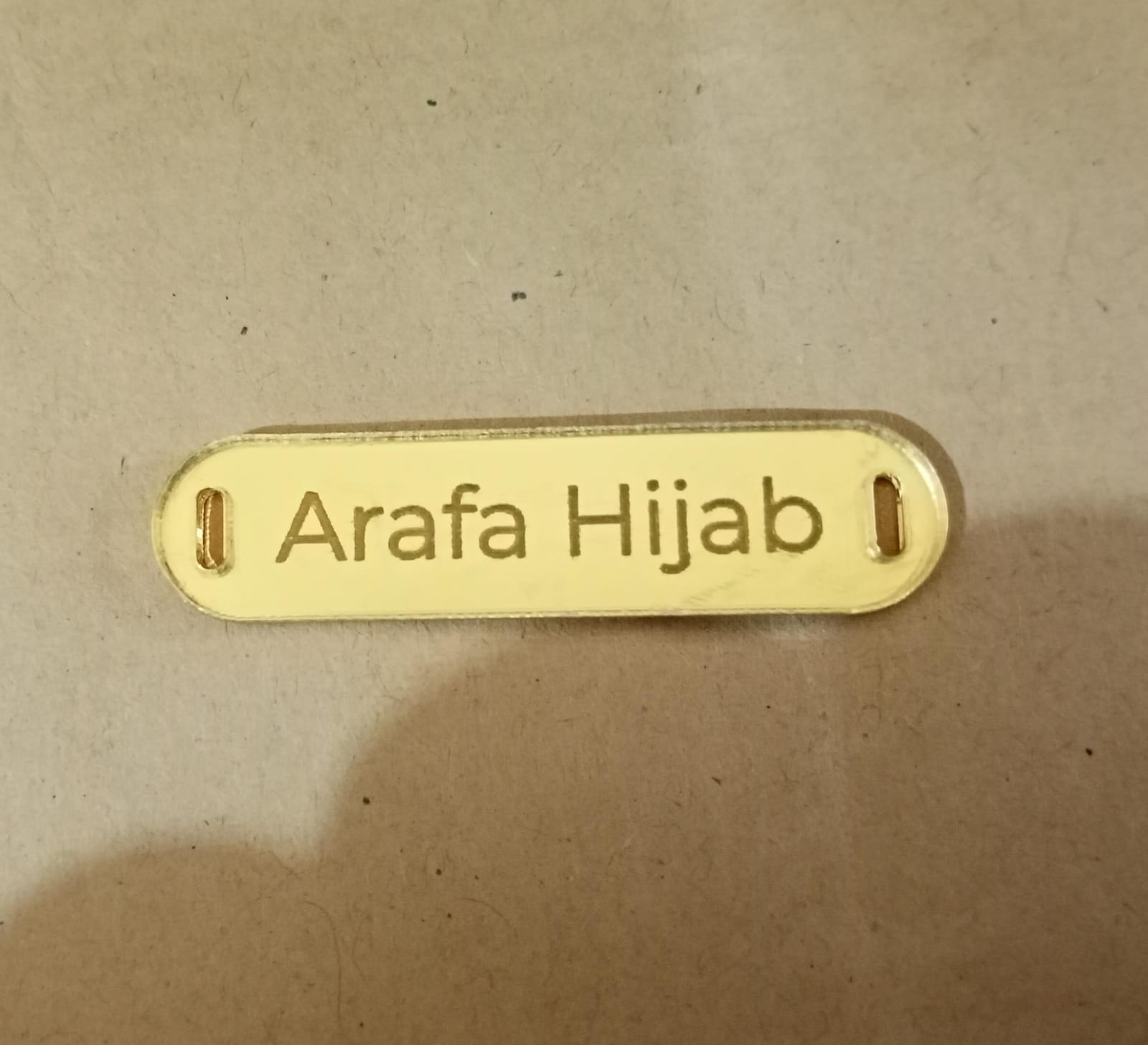 Label Akrilik Arafa Hijab (4x1)cm